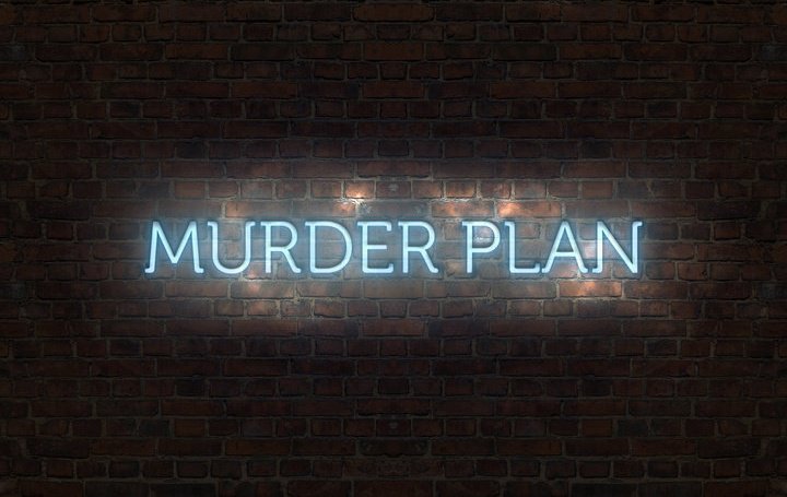 Murder Plan wall neon music